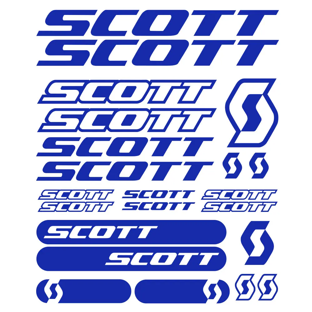 22pcs for SCOTT BIKE Decal Stickers Vinyl Mountain Cycling MTB