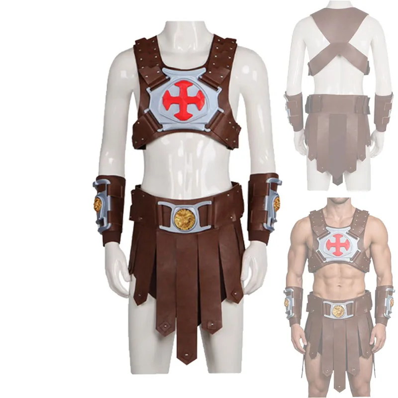 

Halloween 2026 He-man Cosplay Costume Live-action Movie Costumes Eternia Prince Adam Full Set of Combat Clothing Men's Size