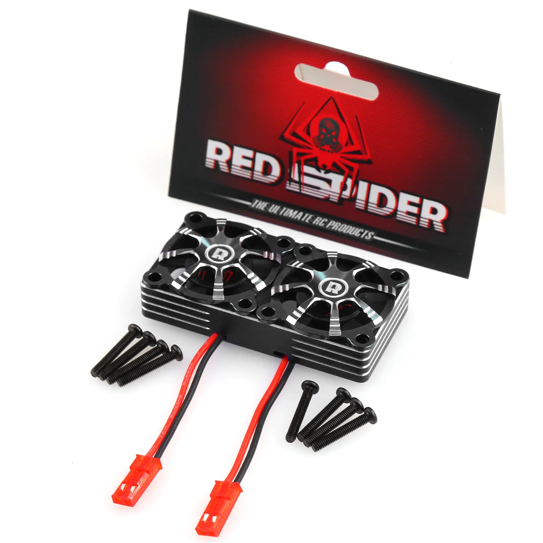 1pcs RC Car Motor Heat Sink Waterproof Double Practical High Performance Alloy Replacements for 1/8 1/10 1/7 RC Car Truck Replac