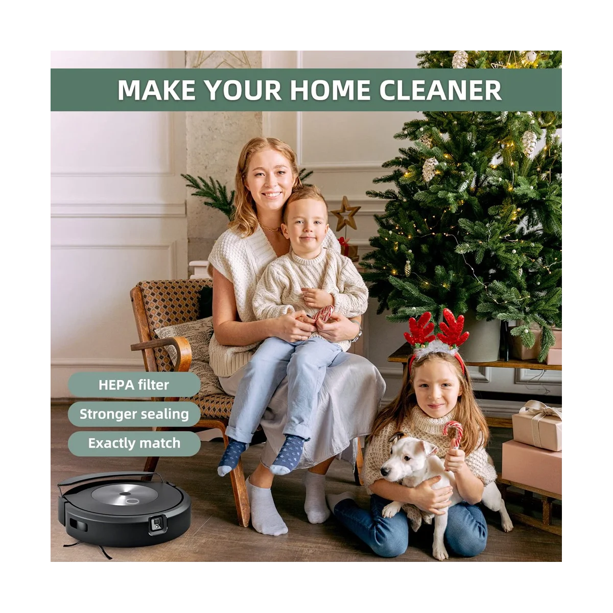 Filtro HEPA de repuesto para IRobot Roomba Combo J7 +, piezas de accesorios de aspiradora