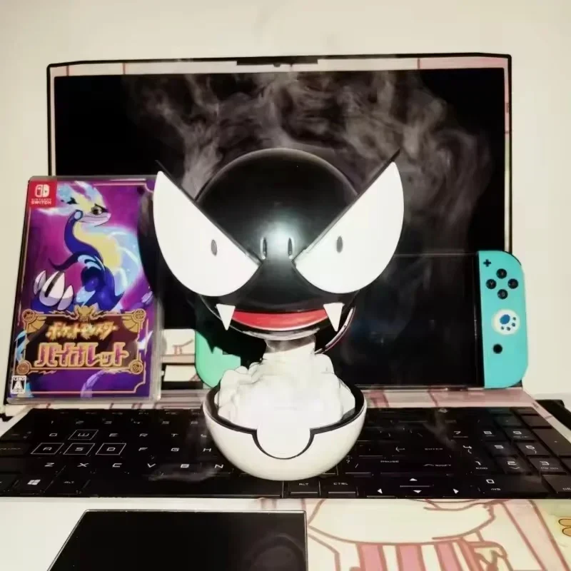 Pokemon Gastly Figur Befeuchtung Wasser Auffüllen Lade Spray Ausrüstung Animation Luftbefeuchter Ornament Dekoration Spielzeug Geschenk