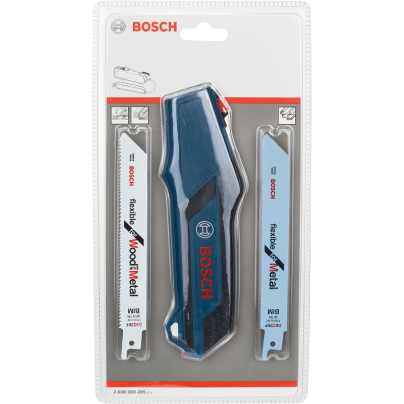 Bosch Professional 2608000495 Hand Sawing Set Handle for Recip Saw Blades Including Recip Saw Blades Hand Tools