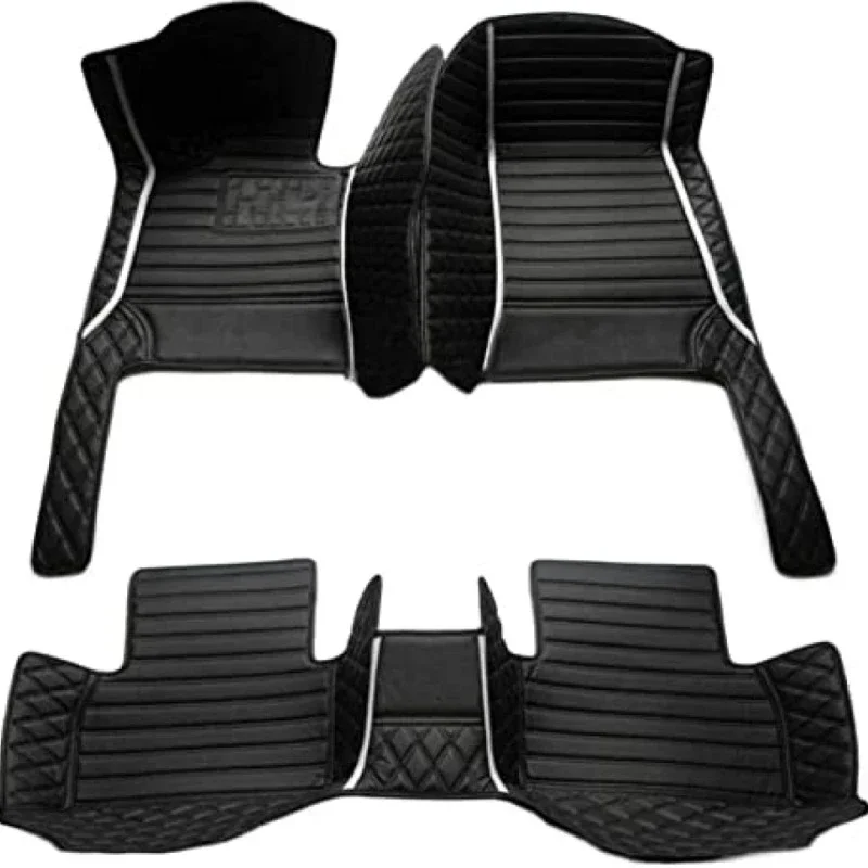 Custom Leather Car Floor Mats For Toyota Yaris Cross 2020~2024 3D AUTO Center Interior Accessories Carpets Rugs Foot Pads