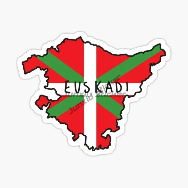 

EUSKADI Basque Flag Laptop Truck Camper Wall Bicycle Waterproof PVC Vinyl Self-adhesive Decals