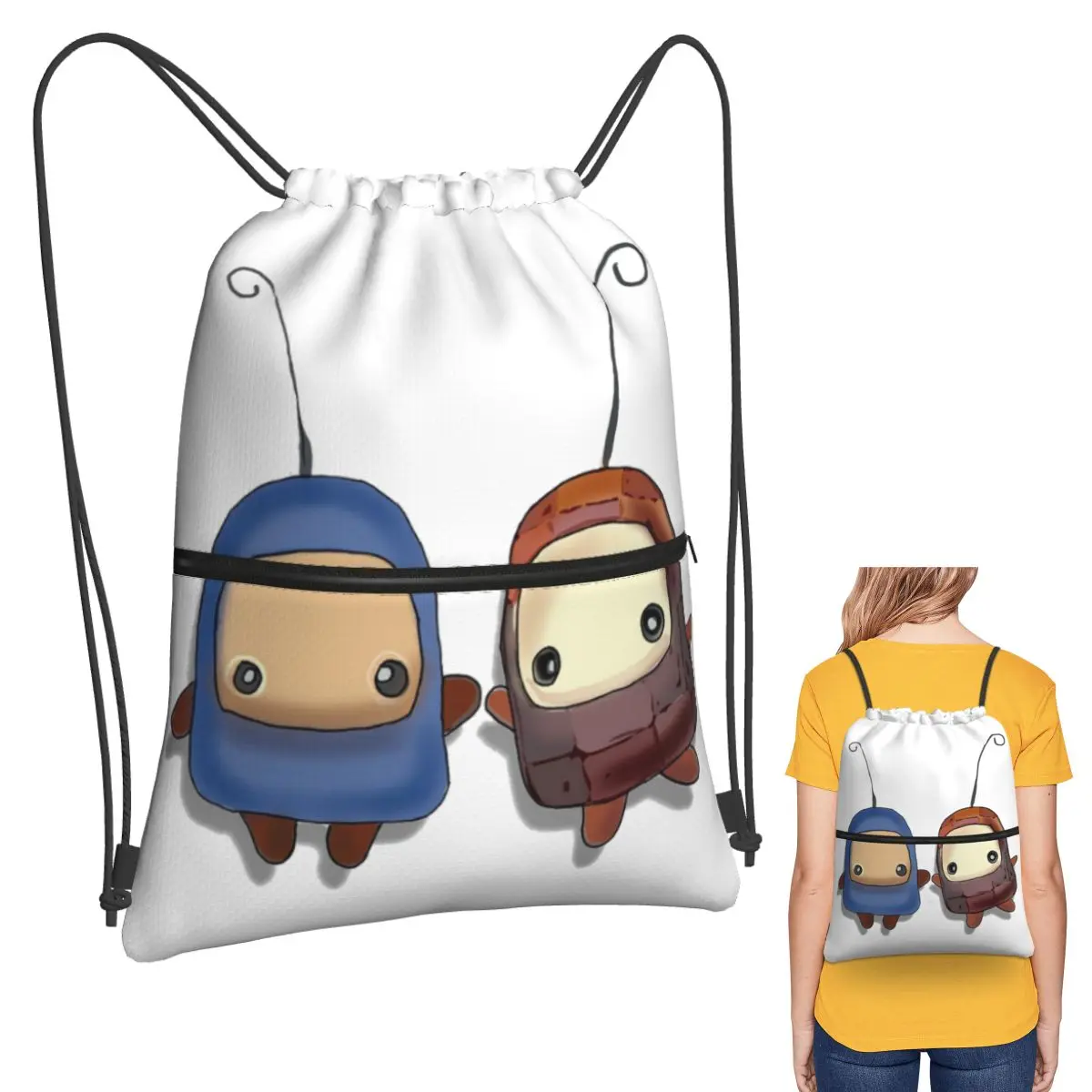 

Billies Ilomilo Backpacks Fashion Drawstring Bags Sundries Bag Book Bags for Man Woman Students