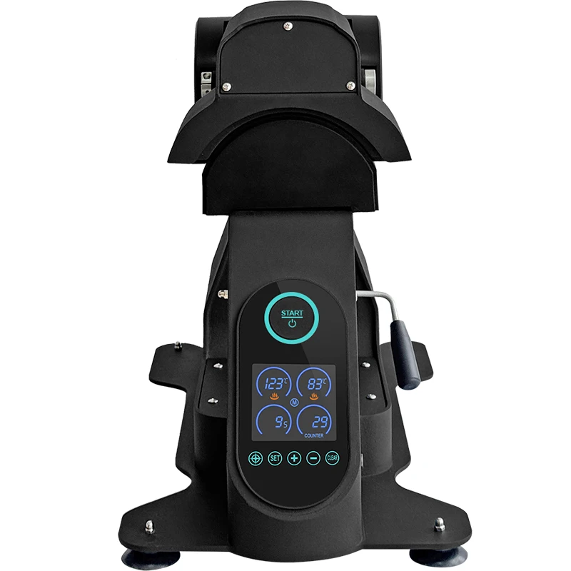 

New Design Automatic Dual Platen Hat Heat Press Machine With Laser Alignment 3 Hat Pads For Embroidery Transfers 360 Seamless