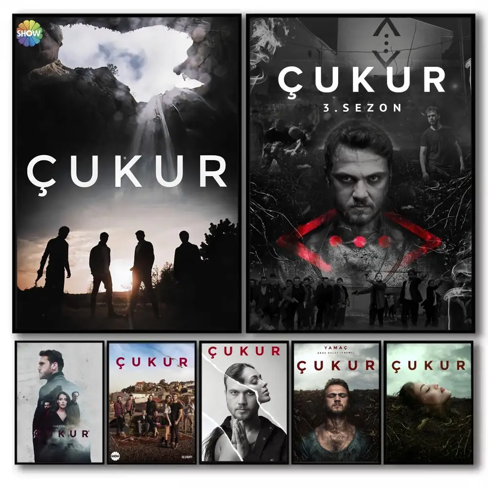 C-Cukur Turkish TV Series Poster 	Perfect Space Sticker Self Adhesive for Office Home Theater Wall Art Decor Fancy Gift