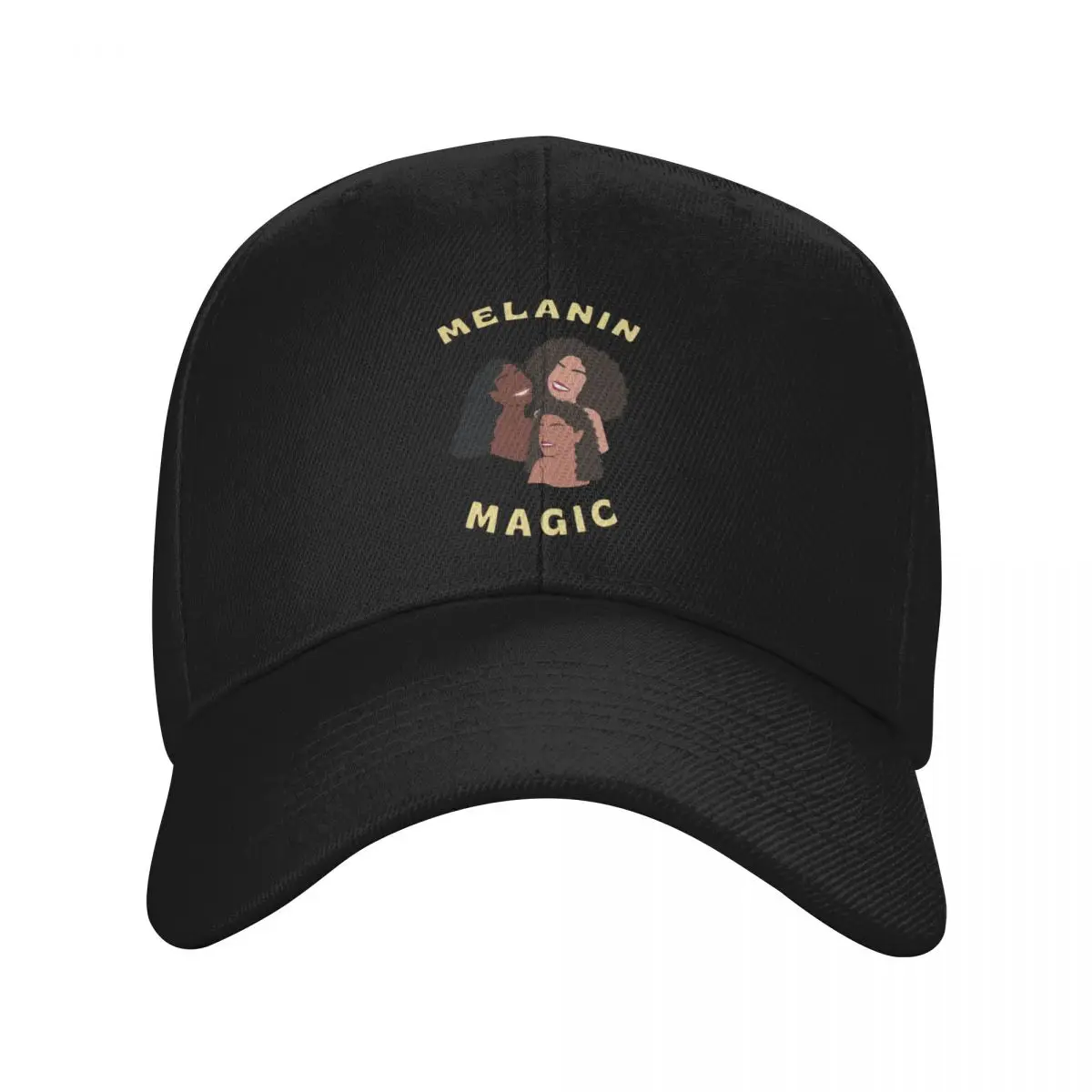 Melanin Magic Baseball Cap Hat Beach Sunscreen Women Beach Fashion Men's