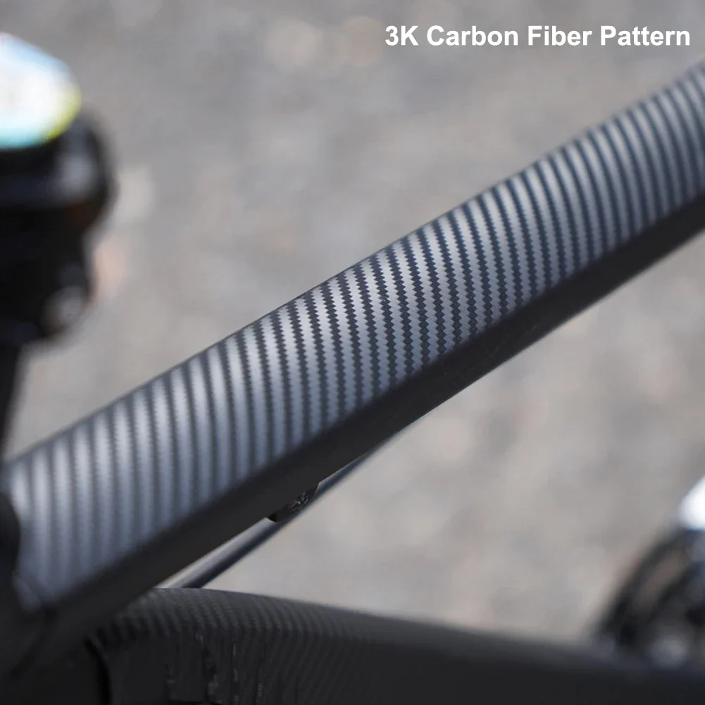

300cm DIY Bicycle Stickers Carbon Fiber Sticker For Bike Sticker Waterproof Anti Scratch PVC And PMMA Protector Tape Bicycles
