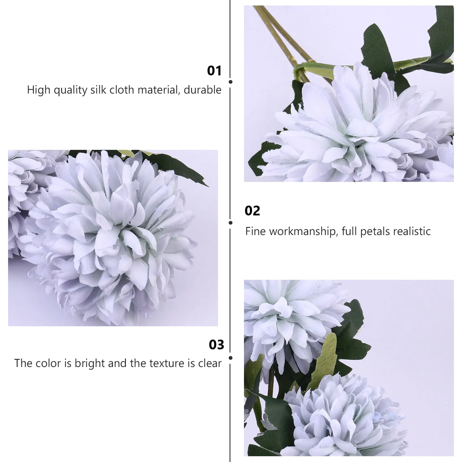 

2 Pcs Artificial Bouquet Hydrangea Realistic Flower Decor Desktop Dreamy Simulation Flowers Decorative Garden