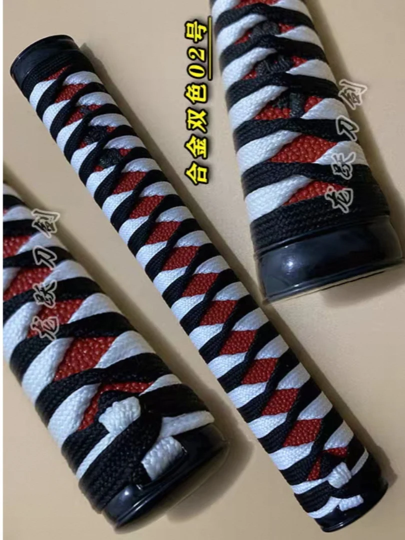 

Ручка для украшения дома, фитинг для меча, черная, серебристая веревка для ниндзя, катана, вакидзаси, танчи, лезвие, длина 26 см