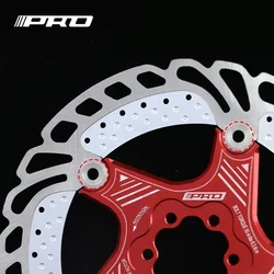 IIIPRO 140mm/160mm/180mm/203mm Road MTB Float Disc Brake Pad 6 Bolts  Stainless Steel Dissipation Disc Brake Rotor With 6 Screws