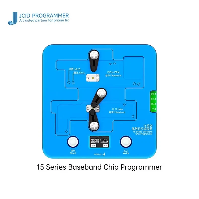 

JCID Baseband EEPROM Chip Programmer For iPhone X-15 Pro MAX Motherboard Data Read/Write Non-removal Module