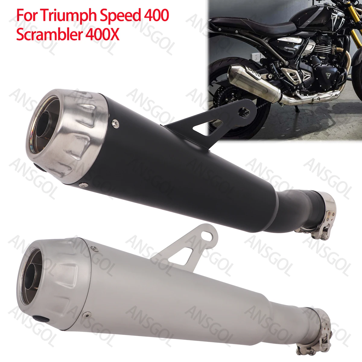 

Накладка на выхлопную систему Escape для Triumph Speed 400 Scrambler 400X 2024-2025, модифицированный глушитель средней трубы Escape Moto