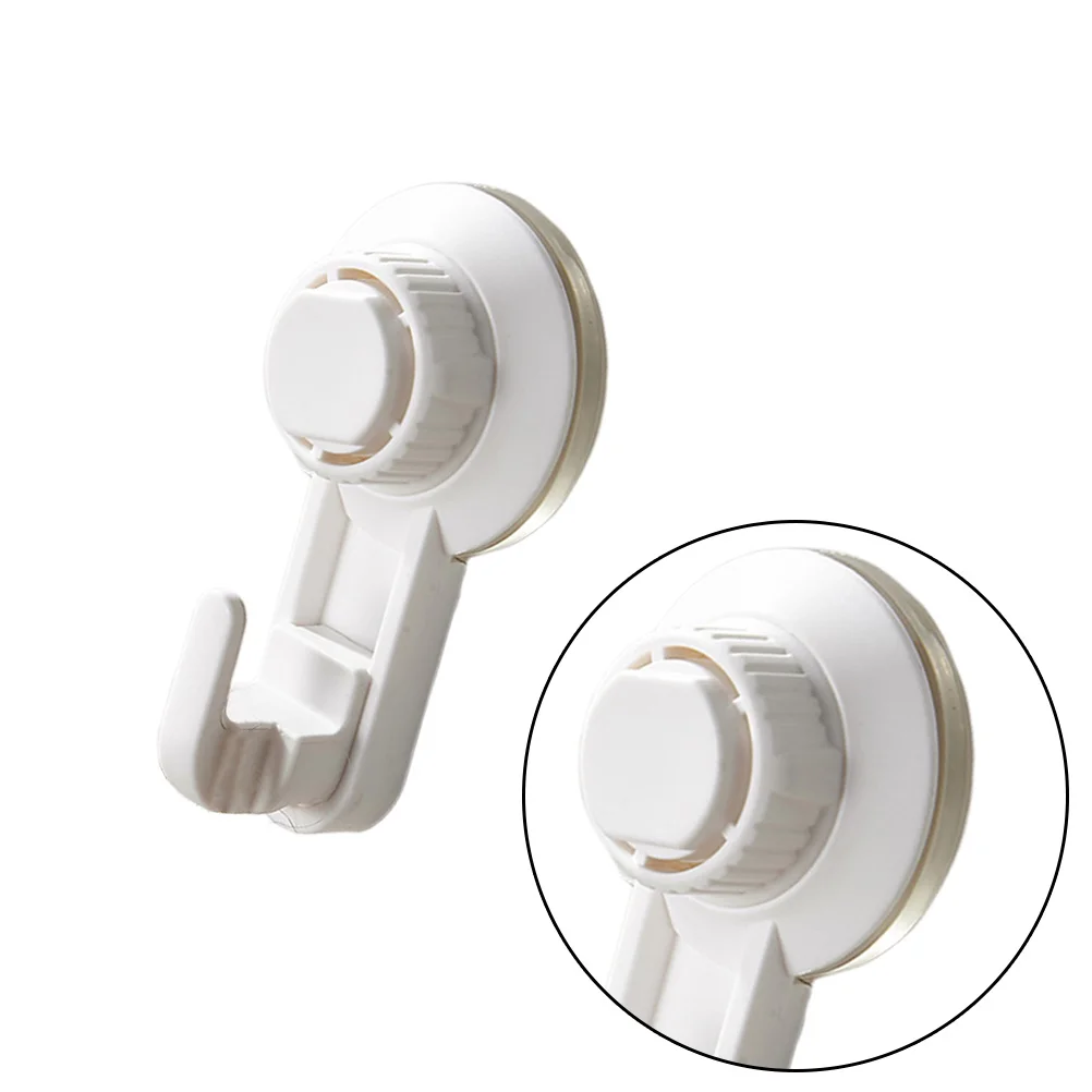

2 Pcs Decorative White Hooks for Hanging Suction Cup Tool Multifunction Hangers Windows