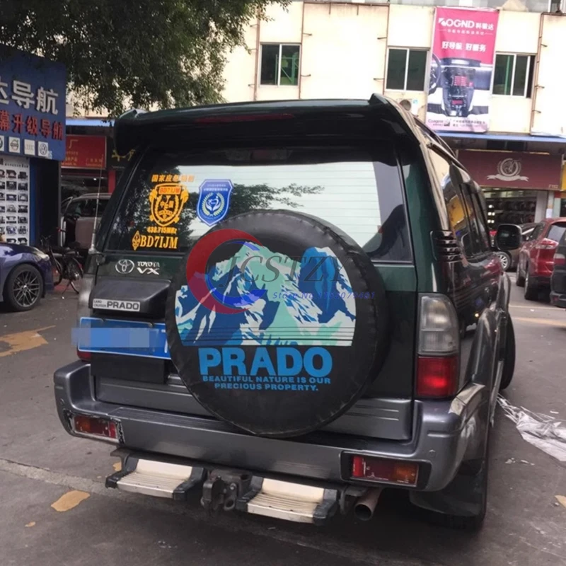 Неокрашенный АБС-пластик, цвет грунтовки, задний спойлер на крышу багажника со светодиодной подсветкой для Toyota Prado FJ90 3400, спойлер