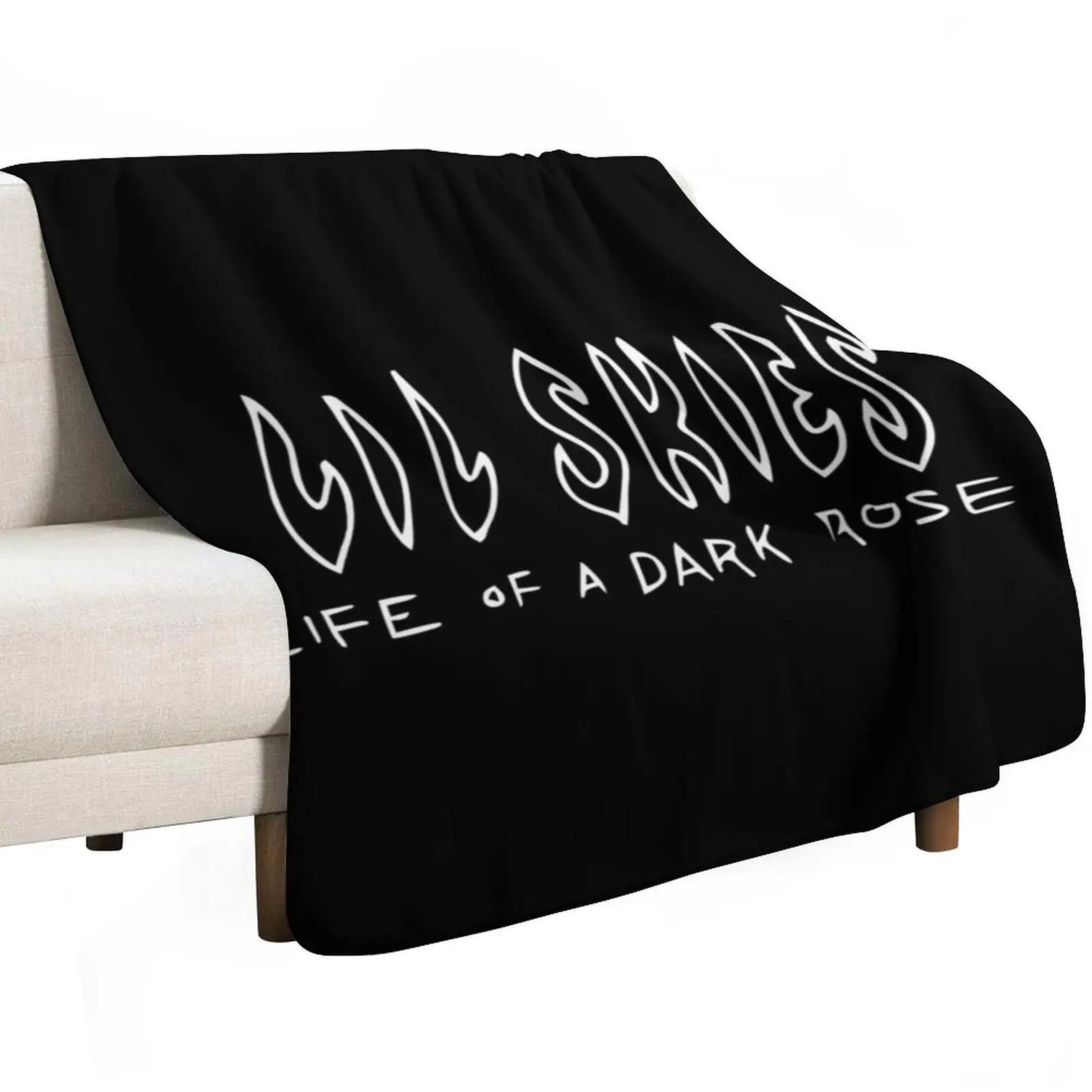 Lil Skies Throw Blanket Multi-Purpose Cute Decoratives Sofa Quilt Furrys Nap Blankets