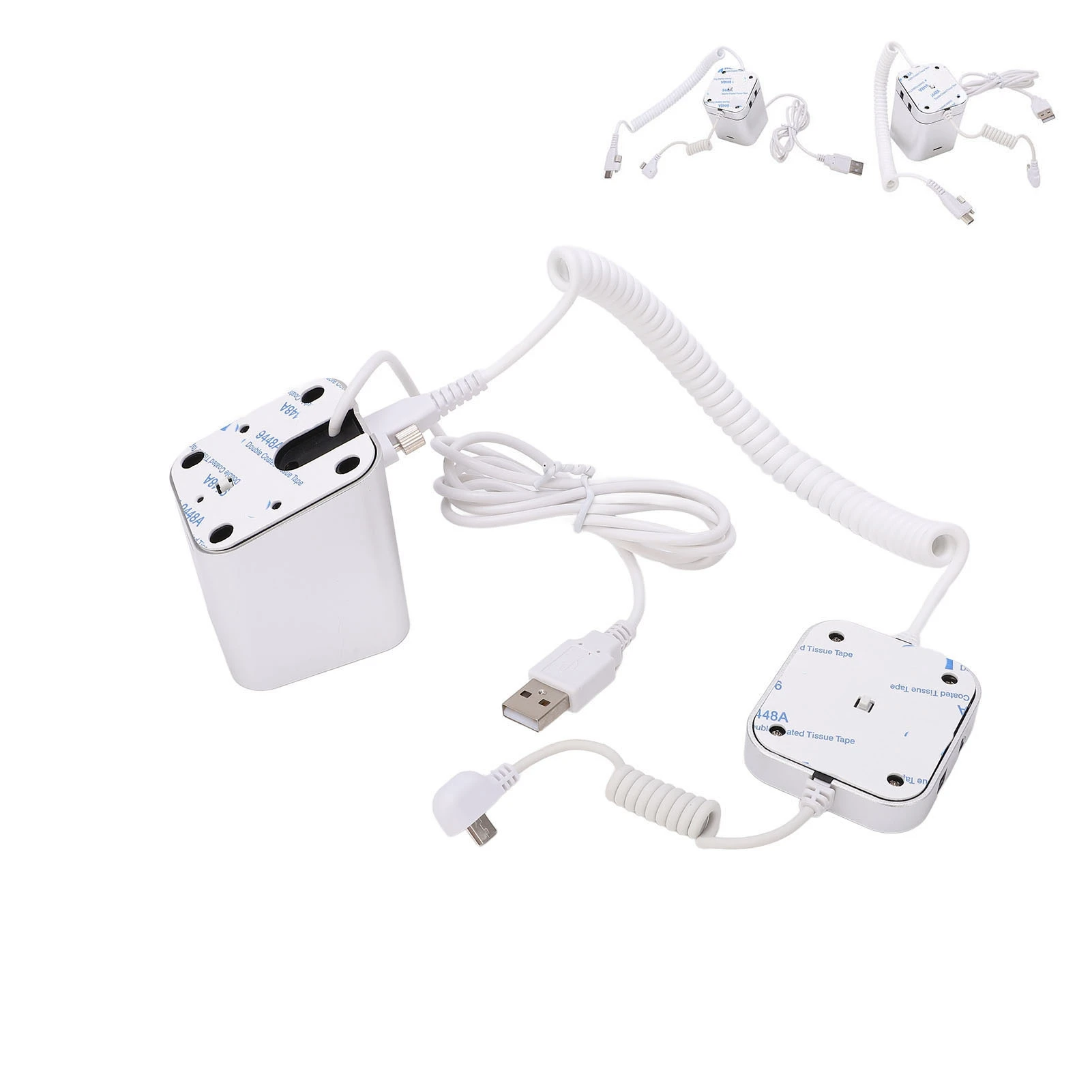 Anti Theft Cell Phone Holder Display Stand 95‑120dB Security Alarm Fast Charging Infrared Remote Control Unlock for Exhibition