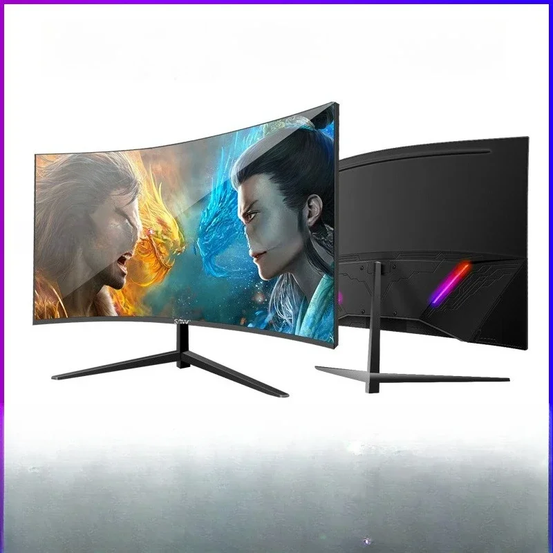 

Curved desktop computer e-sports monitor