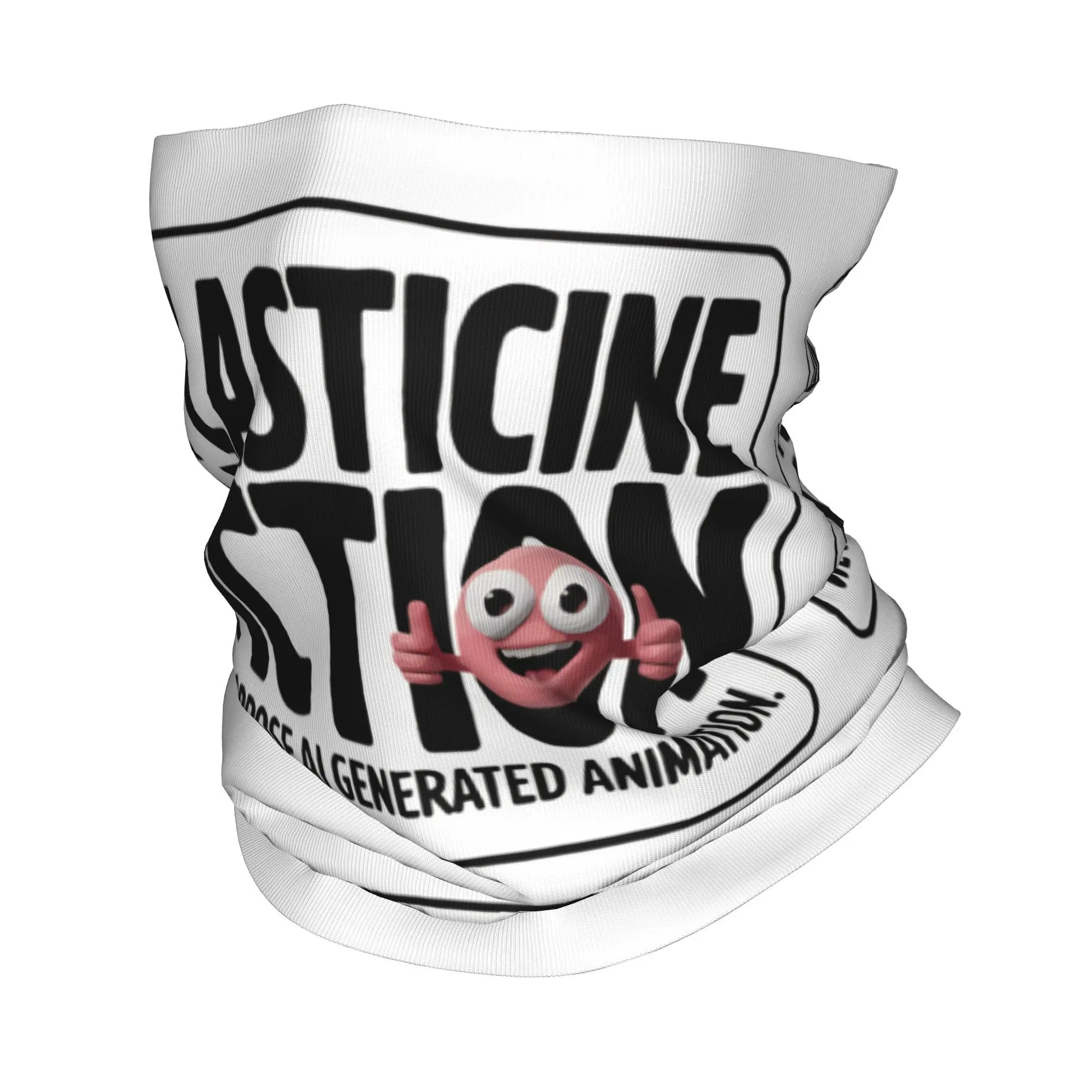 

Пластилиновый экшн, мы Oppose AI, анимация, бандана, маска на шею, шарф, теплая маска для лица, походная унисекс, для взрослых, зима