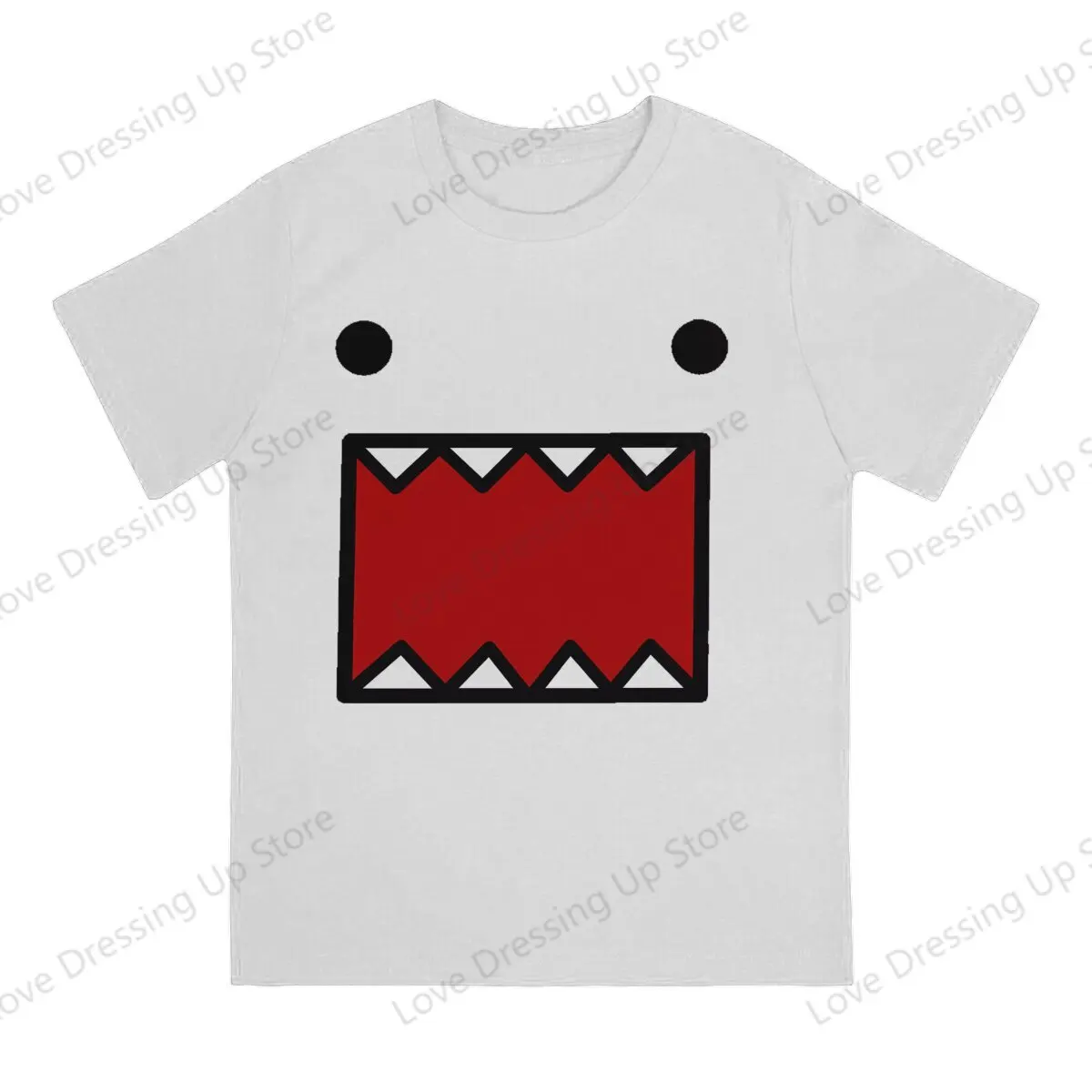 Domo Kun Pure cotton printing men's Tshirt Street Cool Tshirts  Funny Tops