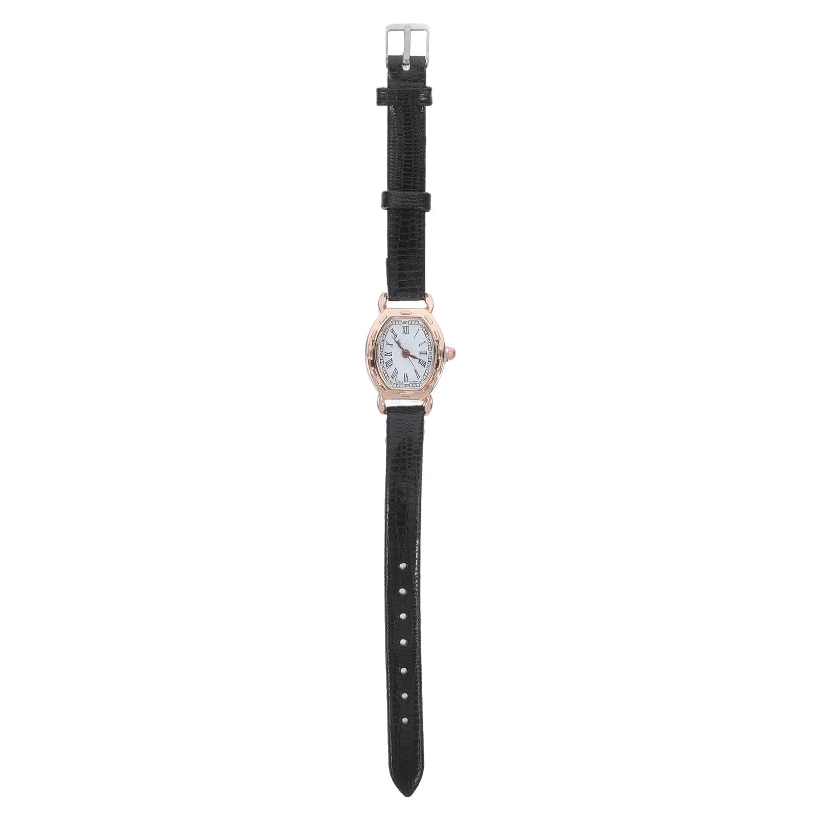Ladies Retro Quartz Watch Elegant Rectangular Dial Adjustable Strap Fashion Wristwatch Women Party Casual Work Use