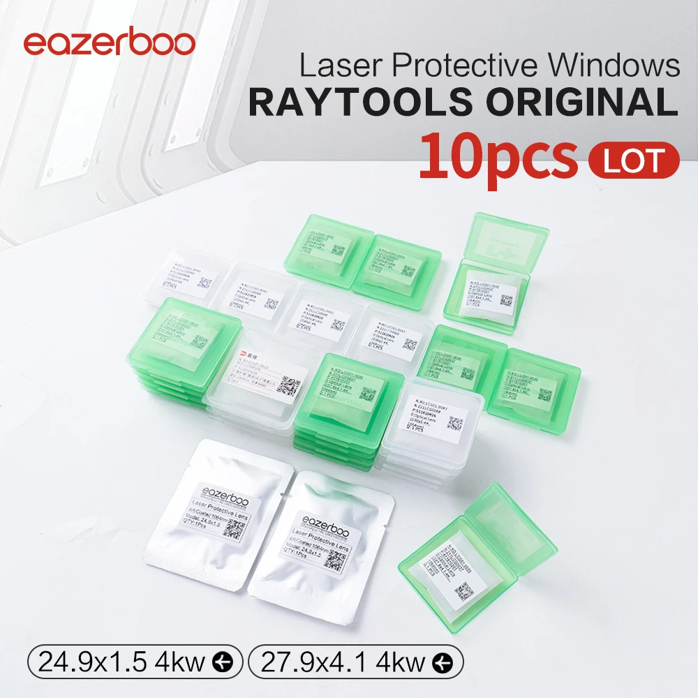 Raytools Original Laser Lens 4kw/12kw 1064nm 24.9x1.5 27.9x4.1 37x7 30x5 for Raytools Precitec WSX HSG Bodor HANS Laser Head Len