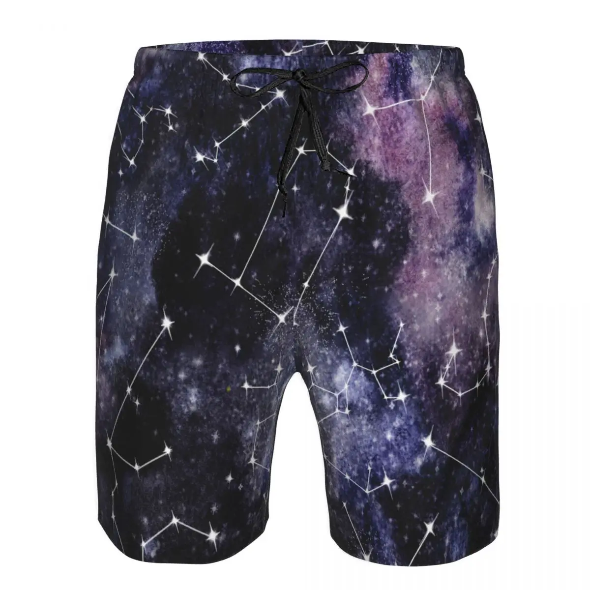 Men's Swimming Shorts Watercolour Cosmic Pattern Trunks Beach Wear