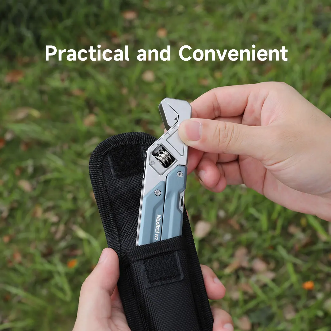 NexTool 8 In 1 Light Wrench W2 Multi Tool Foloding Pliers Multi-functional Spanner Screwdriver Outdoor Camping EDC Hand Tool