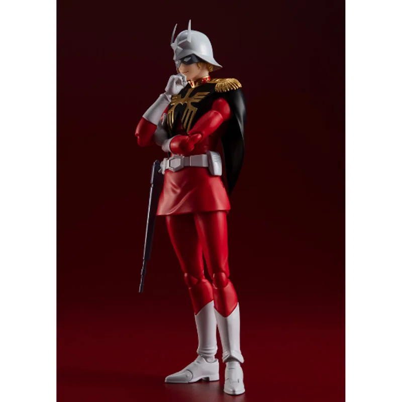 Bandai Original S.H.Figuarts Char Aznable 155mm figurines d'action Anime jouets pour garçons cadeau de noël modèle à collectionner ornements