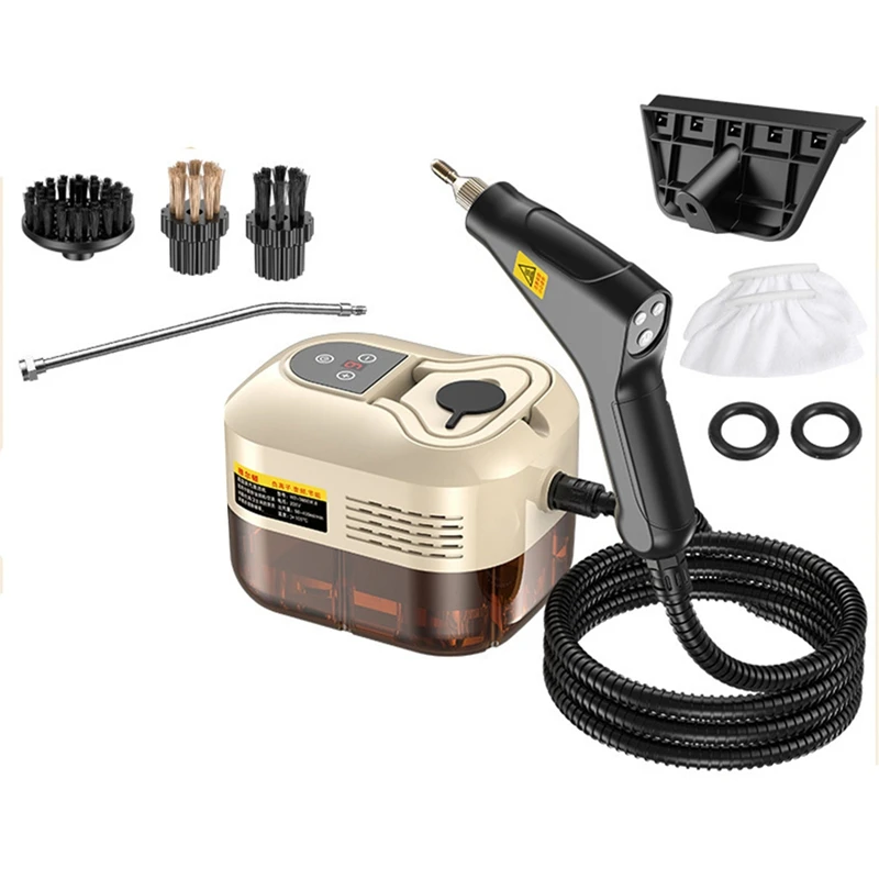 Portable Steam Cleaning Machine 1500W High Pressure Steamer Temperature Disinfect Pressure Jet Washer Machine EU Plug B