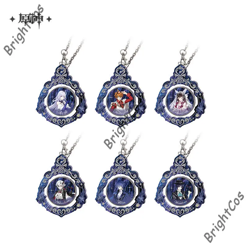 

[Official Merchandise] Genshin Impact FES 2026 Gathering Character Spinning Charms Skirk Tartaglia Columbina Arlecchino Wanderer