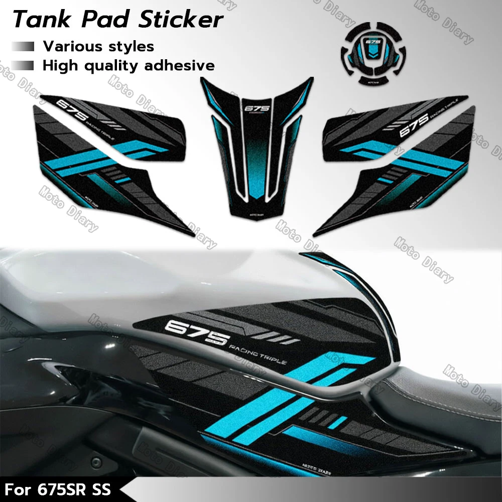 

Motorcycle Fuel Tank Sticker Tank Pad Decal Oil Gas Cap Protector Accessories For cfmoto 675SR 675SS 675SR-R 2025 2026