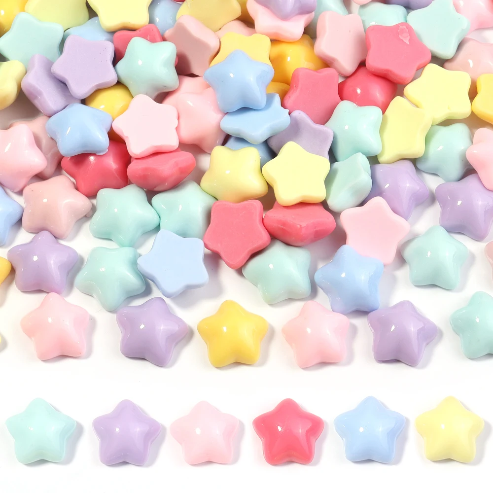 50 мини-резинок в форме звезды для украшения