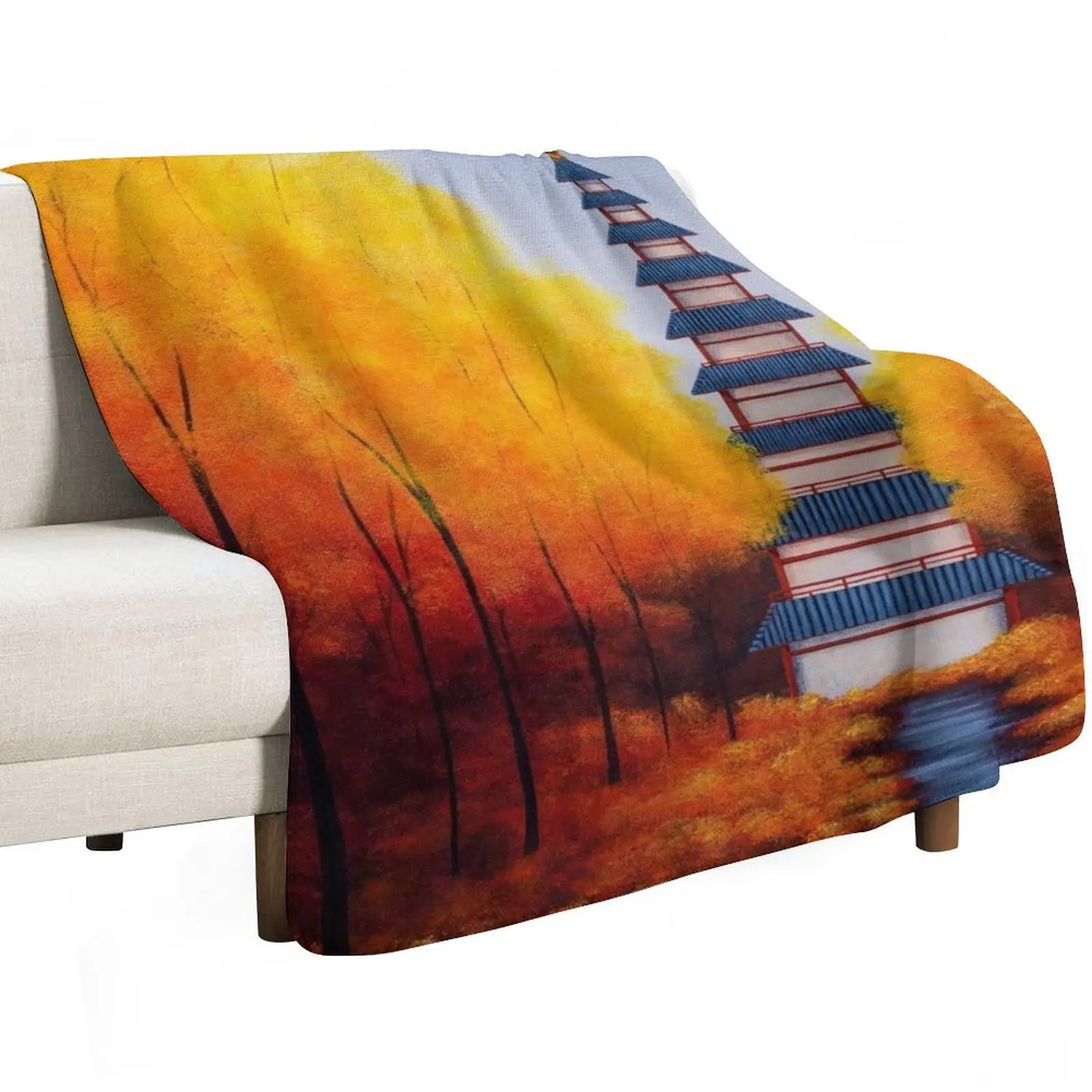 Bellchime Trail Throw Blanket Stylish Decor Blanket Gift for Friends Roommate