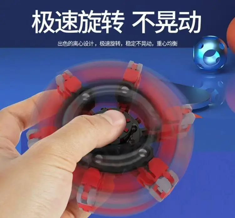 Finger Gyro Dekompressionsspielzeug Rotator Cabrio Müdigkeitslinderung Geschenke für Kinder und Erwachsene – Detail 3