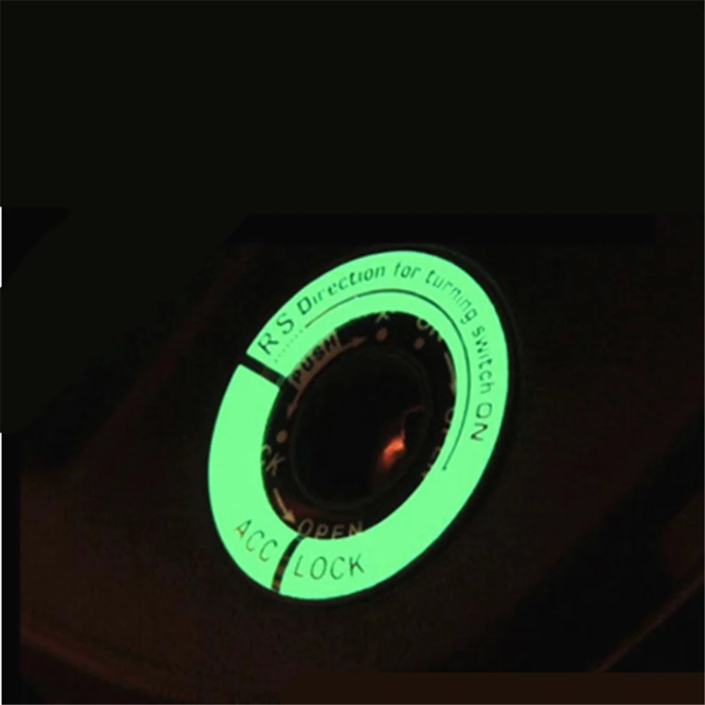 car 3D Gel Glow Key Ring Sticker for Porsche Panamera Mission Macan Cayenne 911