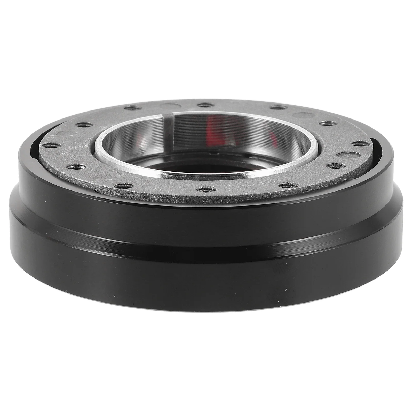 

Aluminum Alloy Steering Wheel Hub Adapter Quick Release Black Car Steering Wheel Spacer Universal Kit Quick Release Hub