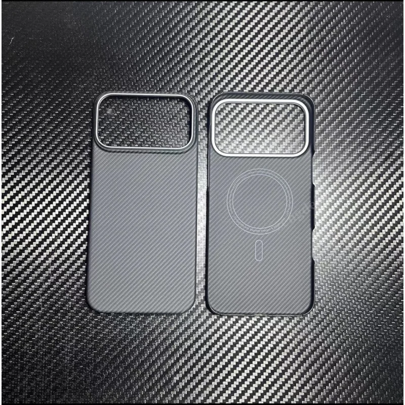 For iPhone 17 Pro/Pro Max - Kevlar Slim Case with Magnetic Drop Protection