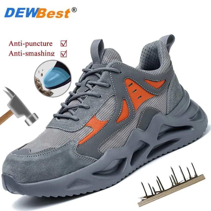 Men's safety shoes lightweight anti-smash anti-puncture anti-slip anti-odor insulated 6kv electrician work safety shoes