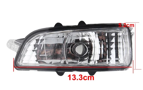 Imagen 2 del producto Para Volvo S80L S80 C70 C30 S40 V40 accesorios de coche espejo retrovisor Exterior luz intermitente lámpara indicadora sin bombilla