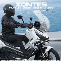 FOR ZONTES ZT 368G 368 G G 368 Motorcycle Windshield Modification Heightened Windshield Imitation XADV Front Rain Shield