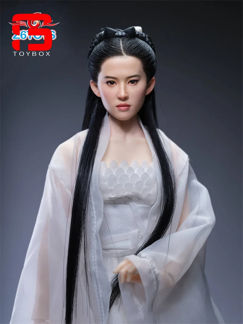 Z6TOYS Z006 1/6 스케일 Yifei 머리 조각 고대 크리스탈 리우 머리 조각 모델 맞는 12 인치 여성 군인 액션 피규어 바디