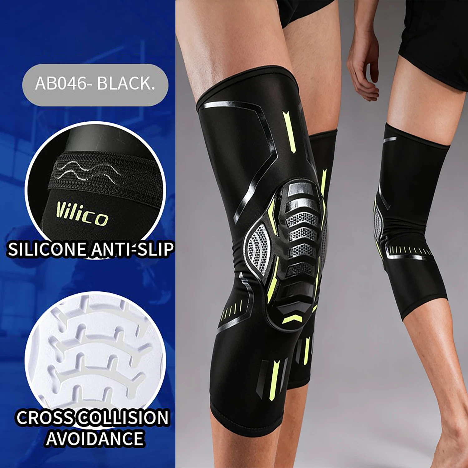 1Pc Knie Brace Kompression Knie Unterstützung Stoßfest Knie Pads Knie Hülse für Laufen Arthritis Joint Pain Relief Männer Frauen