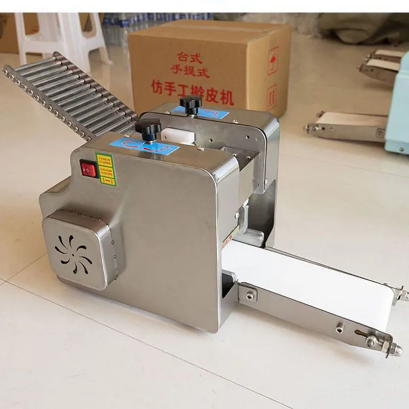 

Wonton Pi making machineDumpling Wrapper Maker Automatic Gyoza Skin Commercial home Round moulding Machine Ravioli Square Skin