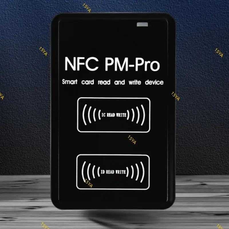 15YA tragbare PM-professionelle Karte Duplicator Card Copier unterstützt 125 kHz bis 13,56 MHz Frequenzen mit USB-Datenkabel