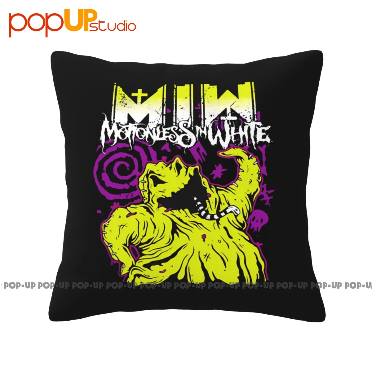 Warm Motionless In White Merch Oogie Boogie Pillowcase Throw Pillow Cover Bedding Home Decor Skin-Friendly