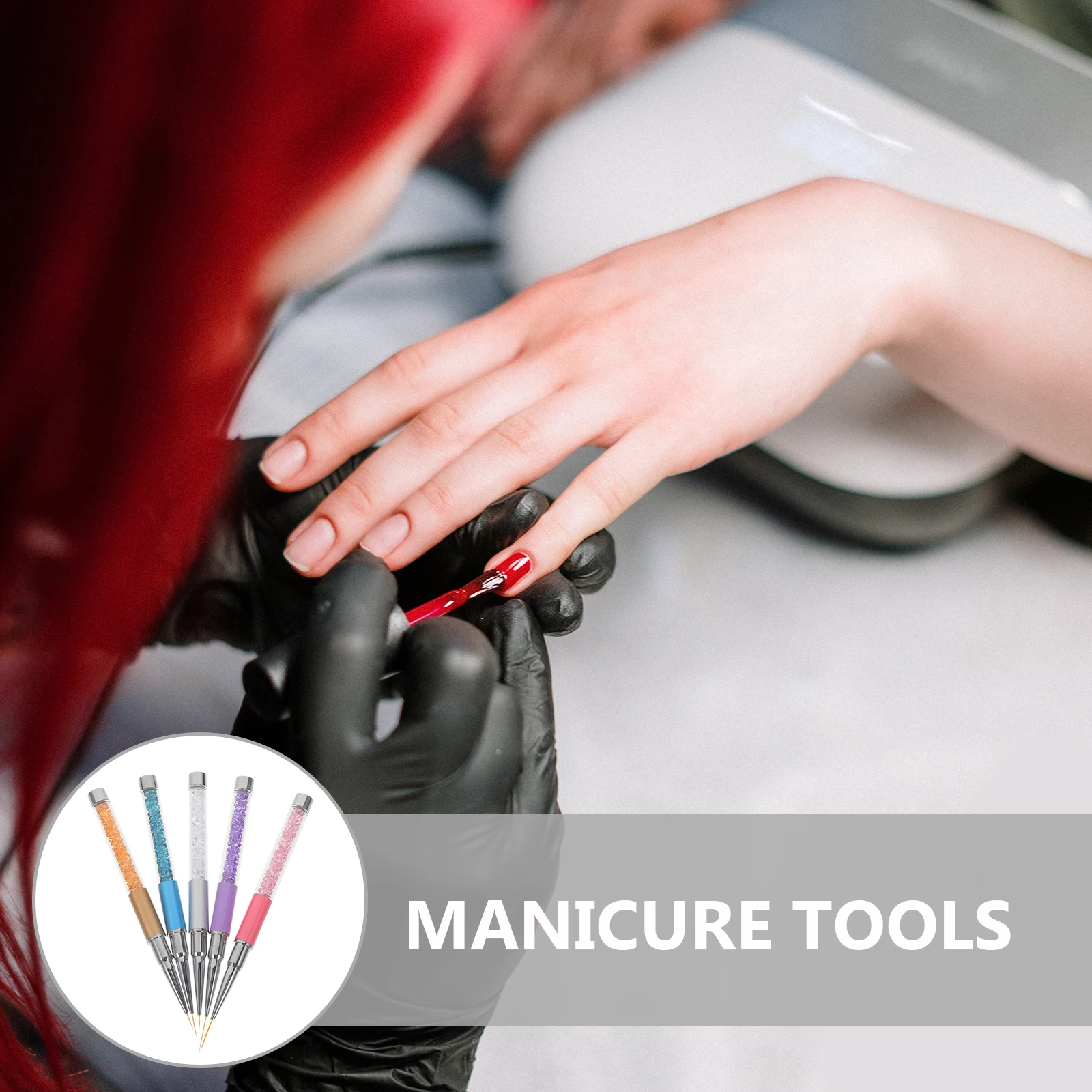 

5pcs Nail Art Drawing Pens 0.3Mm Fine Tip For Lines Details Patterns Manicure Salon Diy Tool Nail Painting Accessory