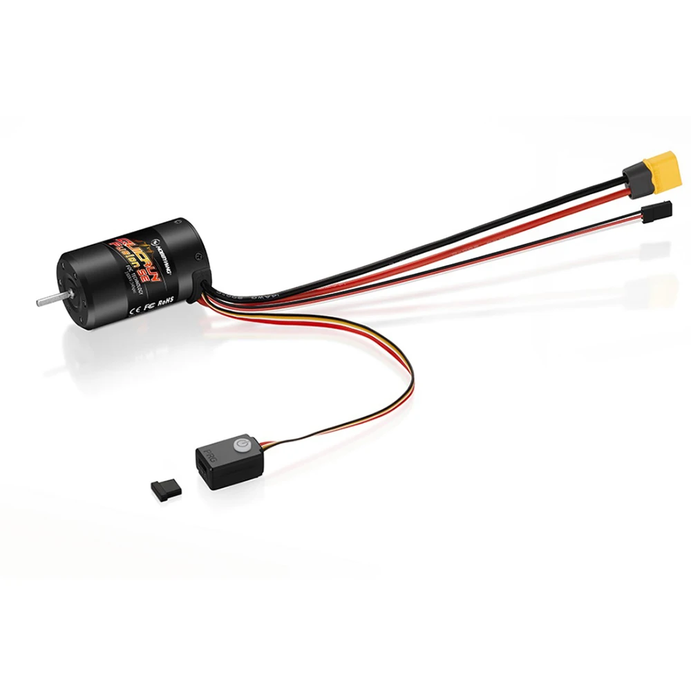 HOBBYWING QuicRun Fusion SE 40A 1800KV 1200KV Combined Motor ESC for 1/10 1/8 RC Model Car Crawler Accessories