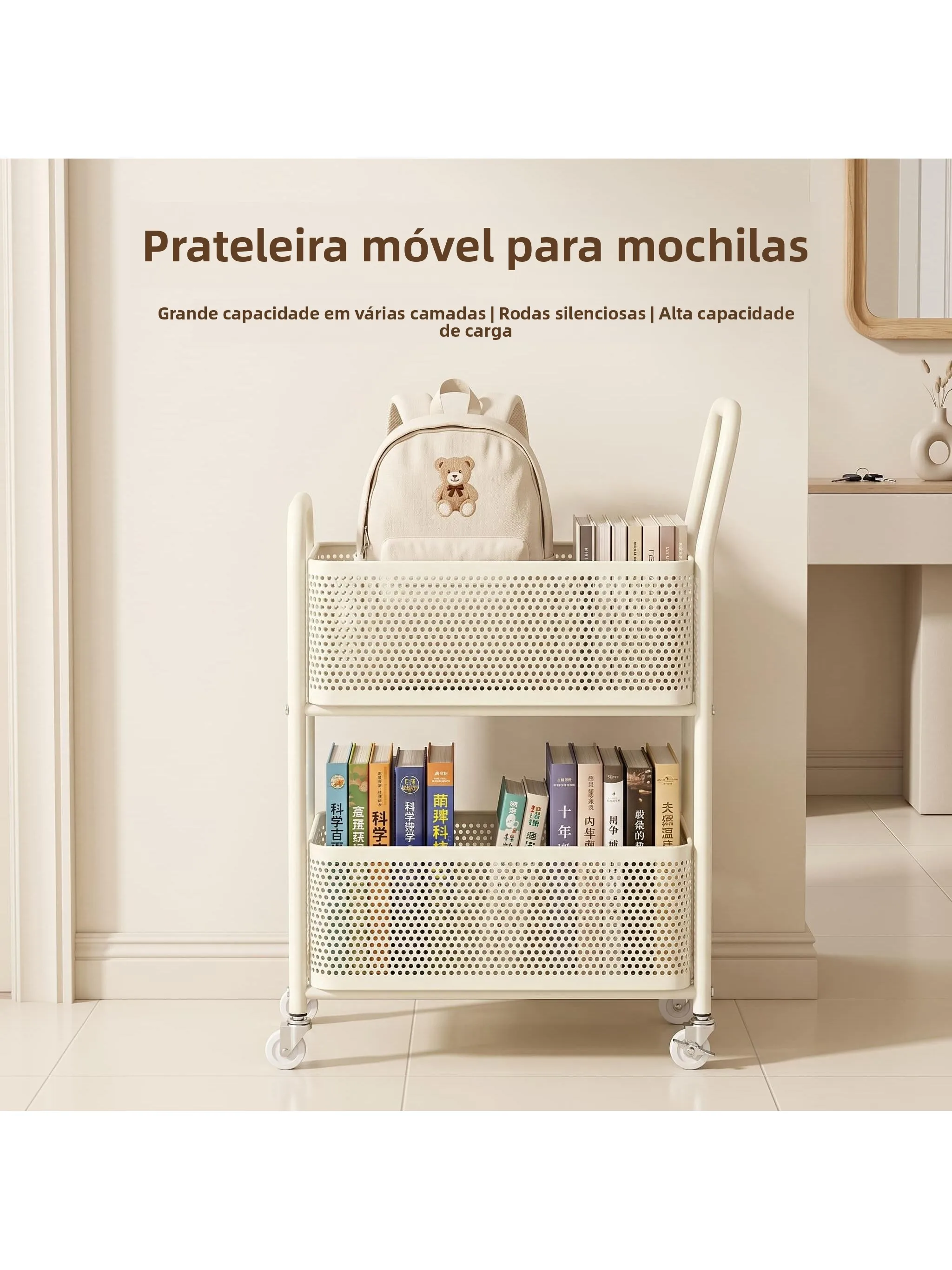 floor-standing-carbon-steel-storage-rack-mobile-cart-under-table-bookbag-organizer-stationery-storage-multi-layer-office-supp
